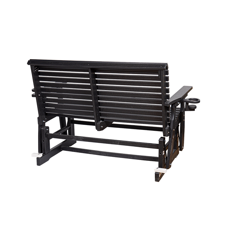 Weather-Resistant HDPE Outdoor Patio Glider Chair